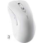 White Silent Dual Mode 2.4GHz Wireless Mouse