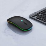 Wireless Bluetooth Mouse,Rechargeable LED Silent Slim Laptop Mouse - Image 2