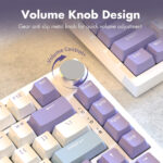 75% Wired Gasket Mechanical Keyboard with Volume Knob - Image 6