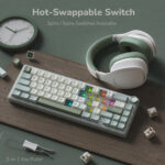 R65 Wired Mechanical Keyboard with Volume Knob - Image 4