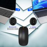 Wireless Bluetooth Mouse,Rechargeable LED Silent Slim Laptop Mouse - Image 7